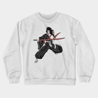 Gray Moon Demon Crewneck Sweatshirt